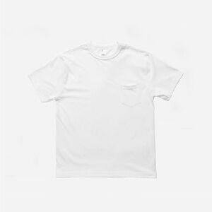 3sixteen 2 pack prima pocket t-shirt in white XL